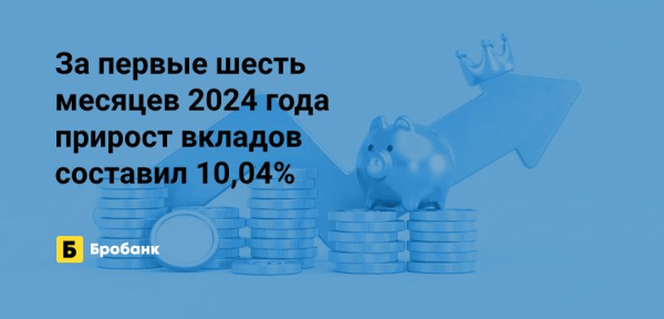 Объем вкладов физлиц в июне 2024 года увеличился